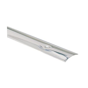 Profil de transition à visser plat inox brillant - DINAC