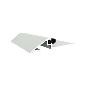 Seuil de porte à la suisse en aluminium finition acier avec joint