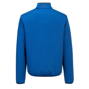 Sweatshirt texturé avec poche poitrine bleu ou noir - KX376