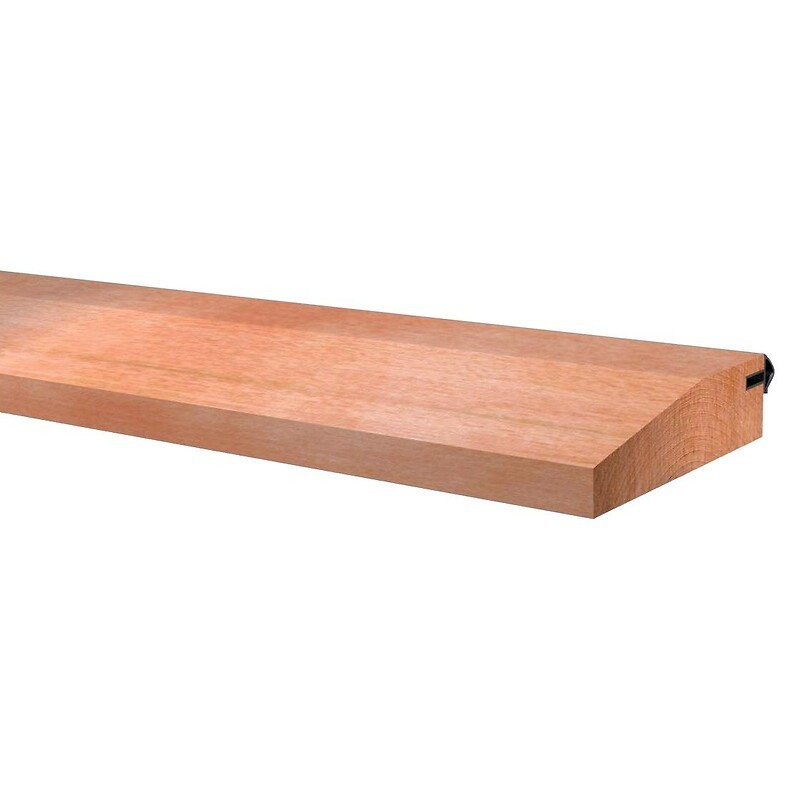 Seuil de porte à la Suisse en bois avec joint - 84 x 22 mm - ELLEN