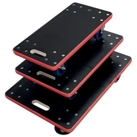 Plateau roulant bois 450 kg avec poignée