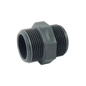 Mamelon double Mâle Mâle PVC