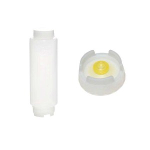 Bouteille souple 592 ml membrane medium avec couvercle à vis blanc