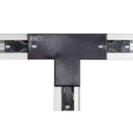 Erco track connexion en T avec mise à la terre pour lampes chauffantes