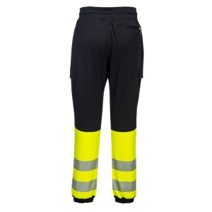 Jogging PW3 Haute Visibilité Flexi classe 1 Noir/jaune - KX341