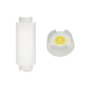 Bouteille souple 710 ml membrane medium avec couvercle à vis blanc