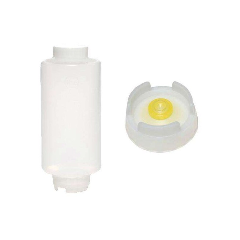 Bouteille souple 946 ml membrane medium avec couvercle à vis blanc