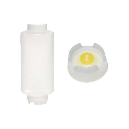 Bouteille souple 946 ml membrane medium avec couvercle à vis blanc