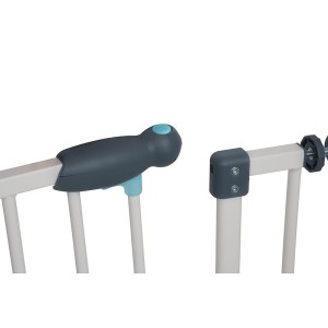 Barrière de sécurité extensible largeur d'ouverture 730 à 810 mm blanche