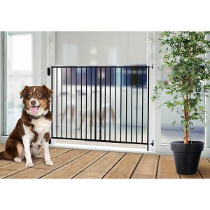 Barrière pivotante haute extérieur pour animaux largeur d'ouverture 870 à 1530 mm