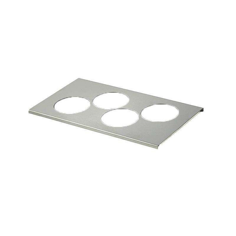 Receveur bouteille pour GN1/3 pour 4 bouteilles 709ml FIFO