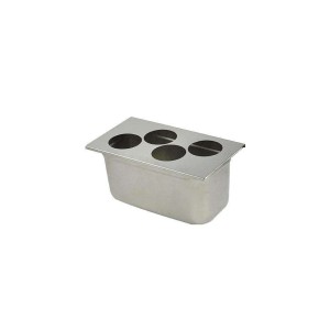 Receveur bouteille pour GN1/3 pour 4 bouteilles 709ml FIFO