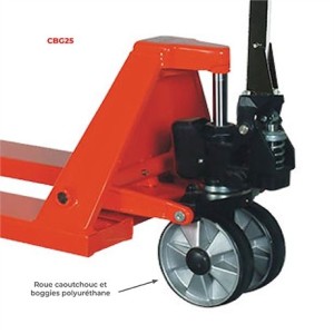 Transpalette manuel 2500 kg professionnel