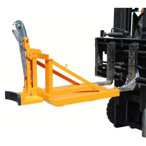Pince pour 1 fût adaptable sur chariot élévateur