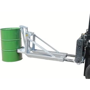 Pince pour 1 fût adaptable sur chariot élévateur