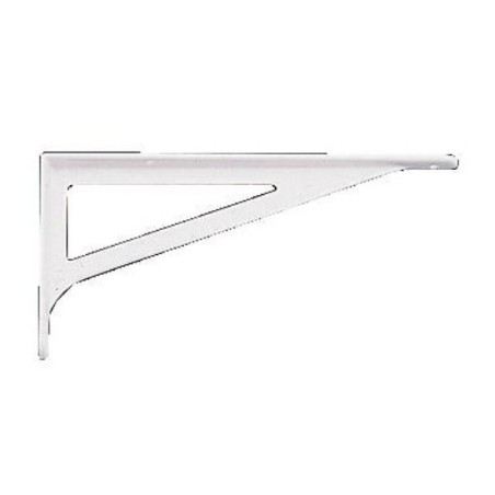 Consoles d'étagère 1020 - Renforcées epoxy blanc profondeur 200 mm - MOD