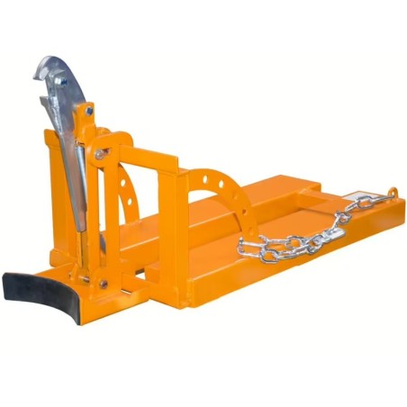 Pince pour 1 fût en acier de 60 l pour chariot élévateur