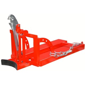 Pince pour 1 fût en acier de 60 l pour chariot élévateur