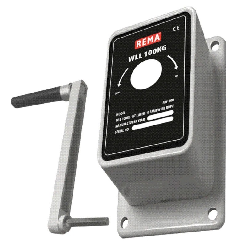 Treuil de levage mural pour petites charges