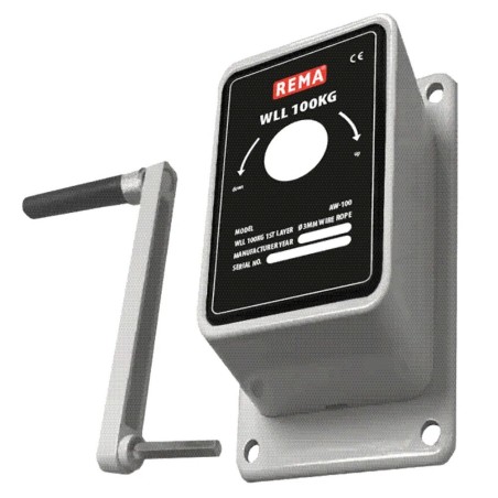 Treuil de levage mural pour petites charges