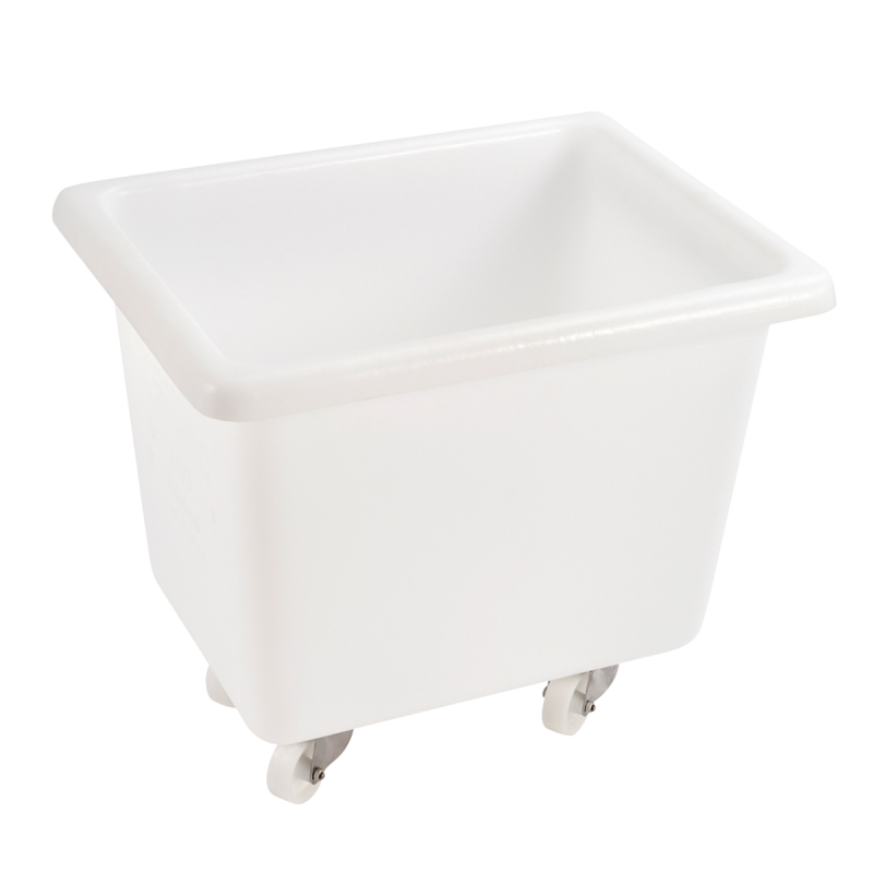 Bac grand volume 100 L - 2 roues fixes 2 pivotantes avec freins