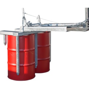 Retourneur pour 2 fûts acier de 200 litres