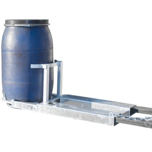 Elévateur de fût plastique pour chariot élévateur