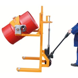 Transpalette manipulateur de fûts plastiques et métalliques