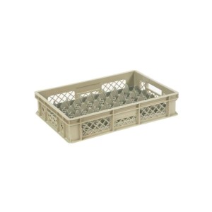 Casier à verres hauteur maxi 88 mm - 600x400 mm ajouré