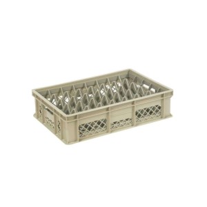 Casier à verres hauteur maxi 114 mm - 600x400 mm ajouré