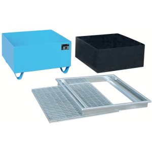 Bac de rétention 208 litres pour 1 fût acier