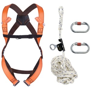 Kit antichute harnais 2 points pour charpentier et couvreur