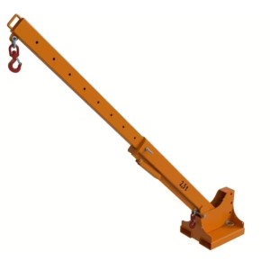 Chargeur télescopique réglable en hauteur pour chariot élévateur