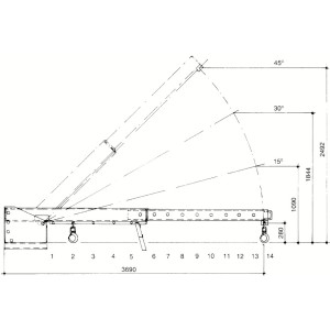 Chargeur télescopique réglable en hauteur pour chariot élévateur - Bauer