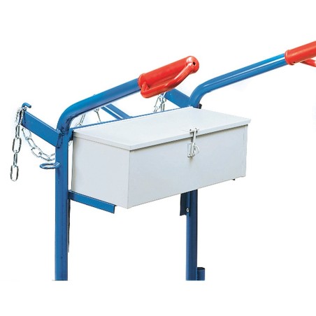 Coffre à outils à fixer sur un diable