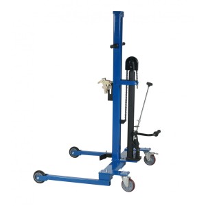 Chariot pour manipulation de fûts avec blocage de sécurité