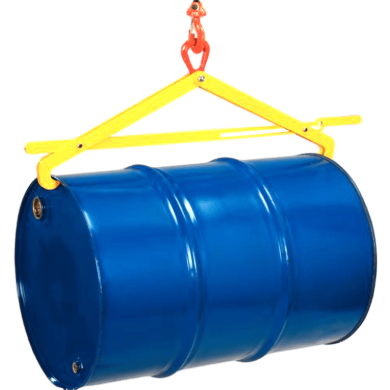 Pince semi-automatique 500 kg pour levage de fûts acier horizontaux