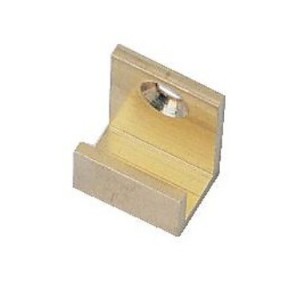 Patte à glace fixe laiton poli