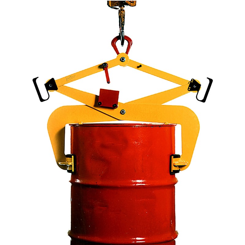 Pince automatique 300kg pour levage de fûts acier verticaux
