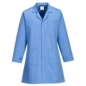 Blouse Antistatique ESD couleur bleue