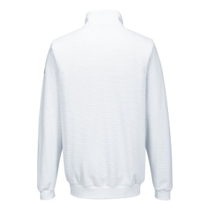 Sweat shirt anti statique ESD blanc
