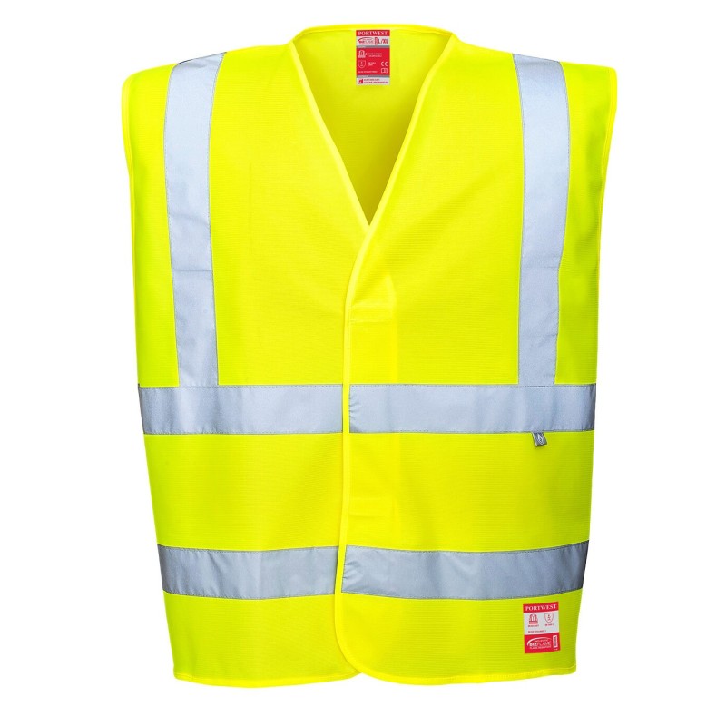 Gilet ESD haute visibilité et protection des flammes