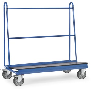 Chariot transport de panneaux 500 kg avec plateau ignifugé
