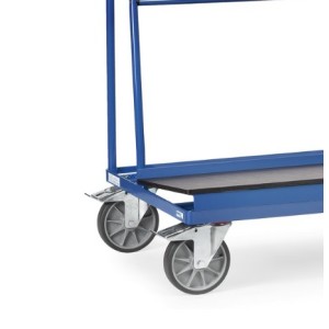 Chariot transport de panneaux 500 kg avec plateau ignifugé