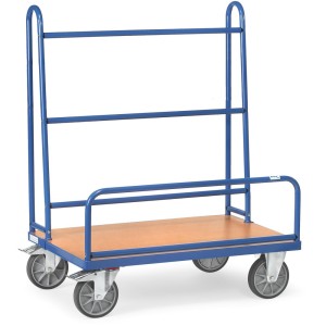 Chariot porte panneaux 600 kg avec tubes cintrés fixes
