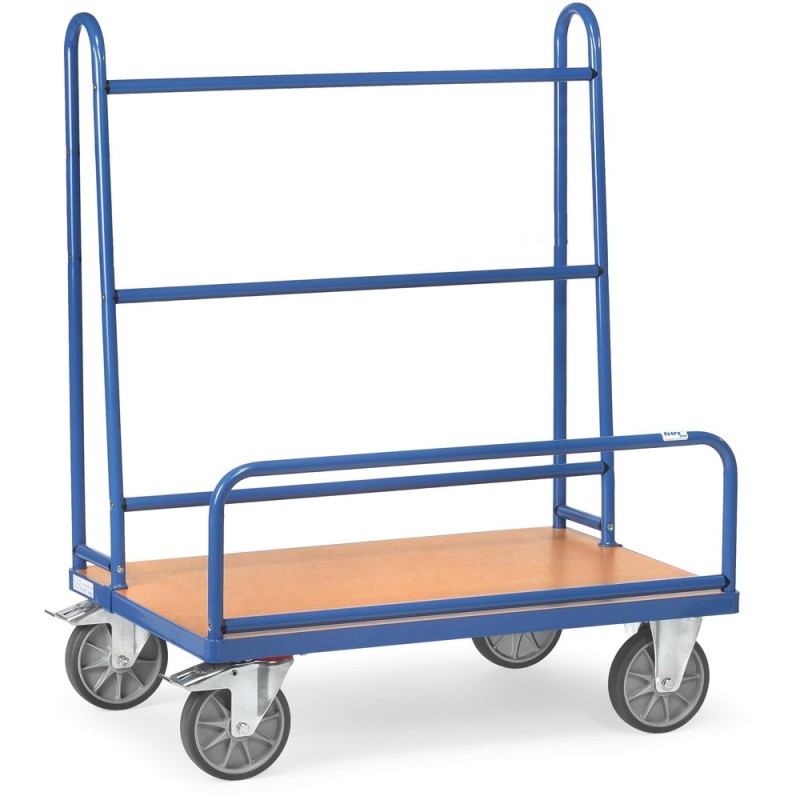 Chariot porte panneaux 600 kg avec tubes cintrés fixes