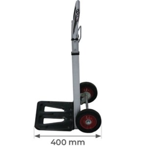 Diable aluminium télescopique et pliable 90 kg