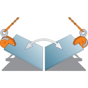 Pince de levage vertical dureté 37HRC - 345HB