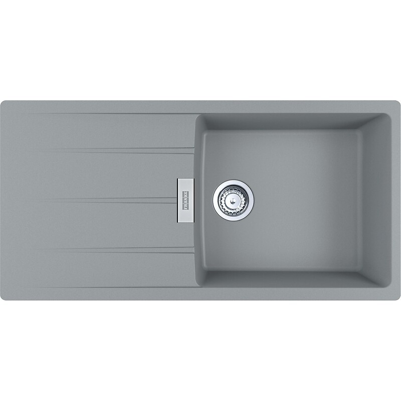 Evier 1 cuve en 80% granit - 1000x500 mm couleur pierre