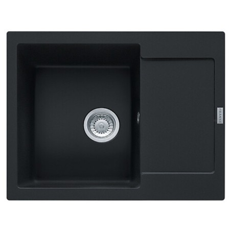 Évier 620x500mm 1 cuve et 1 égouttoir en 3 finitions noir